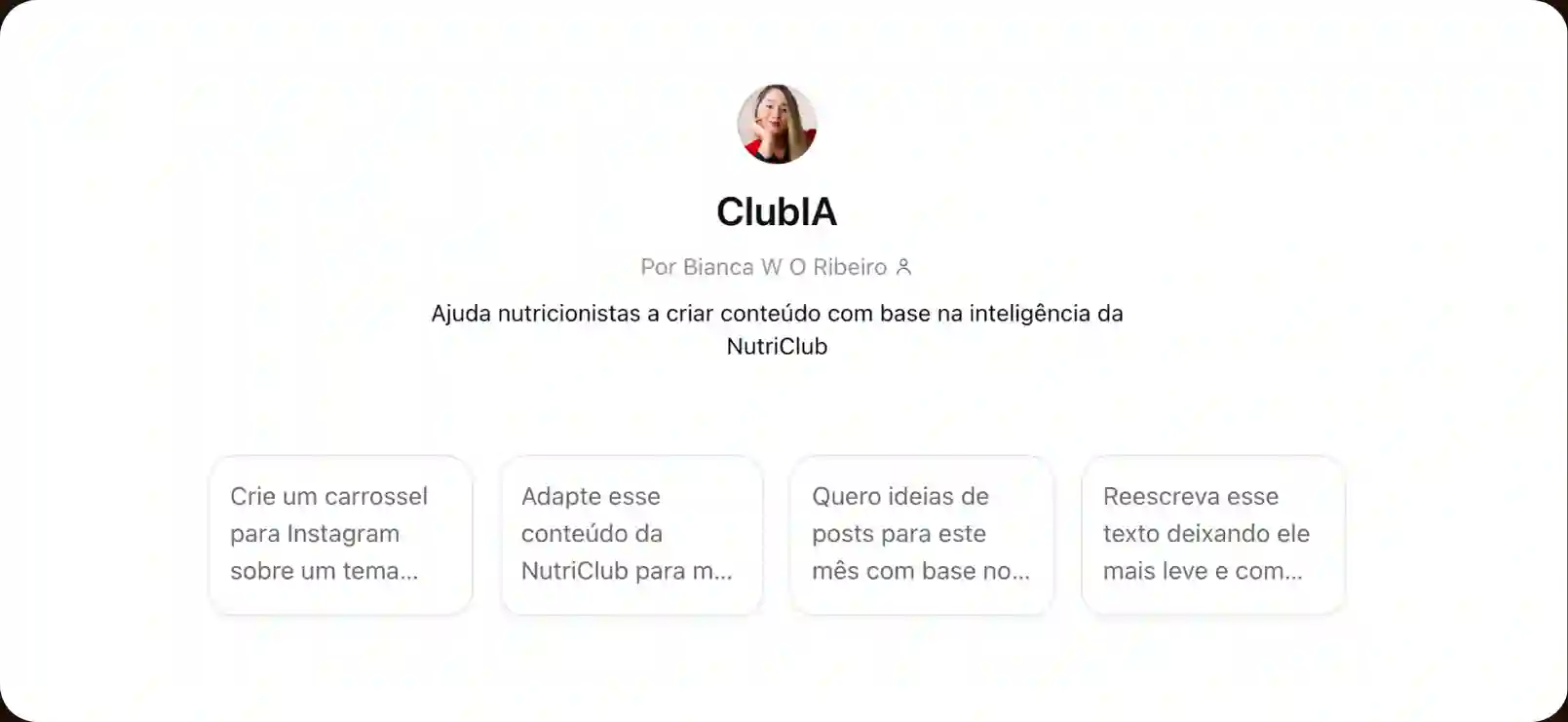 Plataforma NutriClub 43 5 4